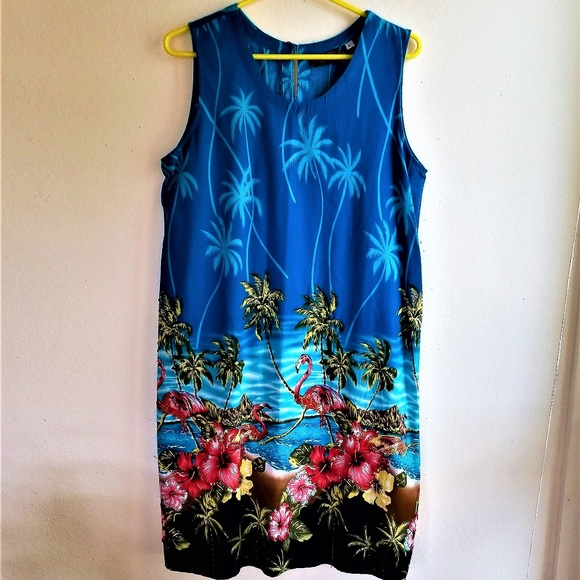 TIKI PALM Dresses & Skirts - NWOT! LG BLING TIKI PALM SUMMER DRESS